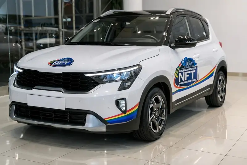 NFT Housing Group Branded Vehicle